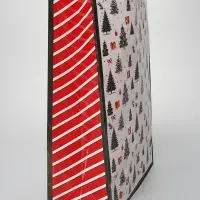 Пакет ламинированный &laquo;Новогодний паттерн&raquo;, XL 40&times;49&times;15 см
