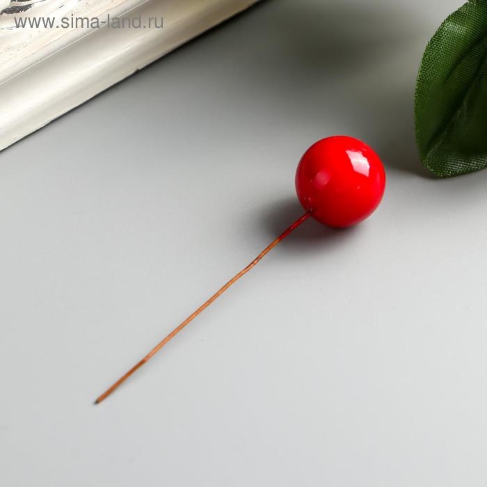 Декор для творчества Декор для творчества "Ягодка красная" набор 40 шт диам 1,4 см