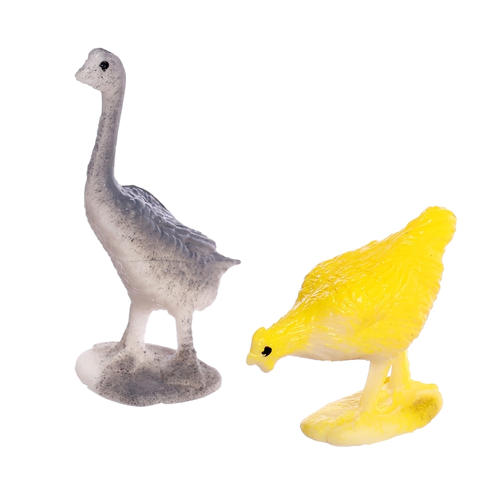 Набор животных с обучающими карточками «Фермерское хозяйство», животные пластик, карточки, по методике Монтессори Набор животных с обучающими карточками «Фермерское хозяйство», животные пластик, карточки, по методике Монтессори