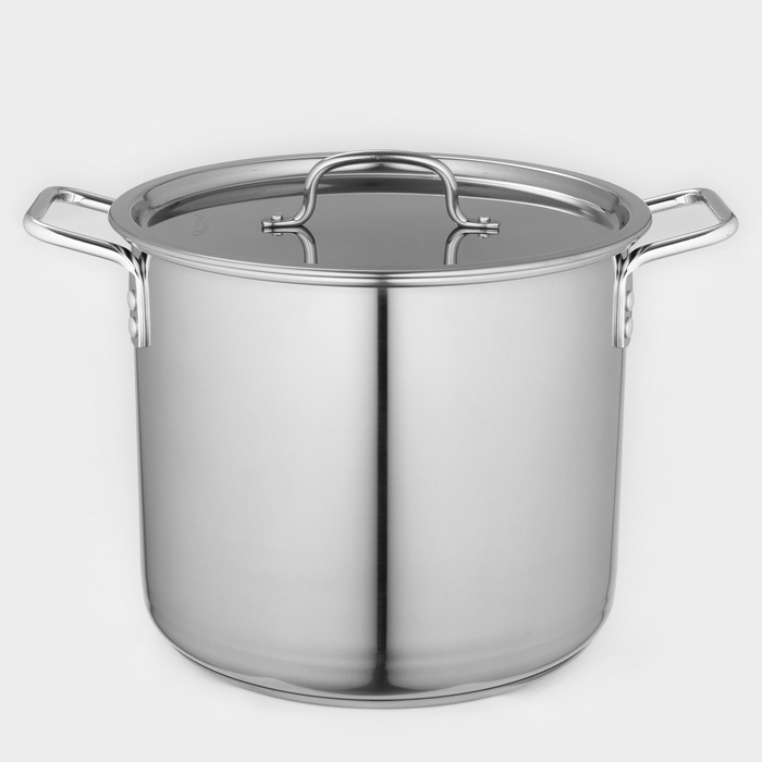 Кастрюля «Общепит», 15 л, d=30 см, h=25 см, капсульное дно, индукция Кастрюля «Общепит», 15 л, d=30 см, h=25 см, капсульное дно, индукция