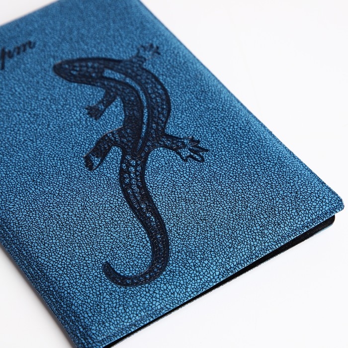 Обложка для паспорта, цвет синий Обложка для паспорта, цвет синий
