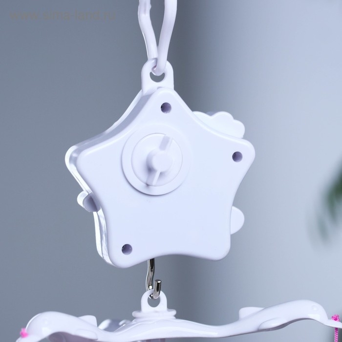 Мобиль музыкальный на кроватку «Мишутки», 3 игрушки, заводной, Крошка Я