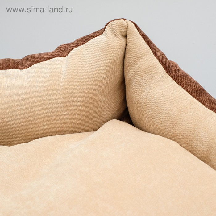 Лежанка шестиугольная, 52 х 50 х 15 см, микровельвет, микс Лежанка шестиугольная, 52 х 50 х 15 см, микровельвет, микс