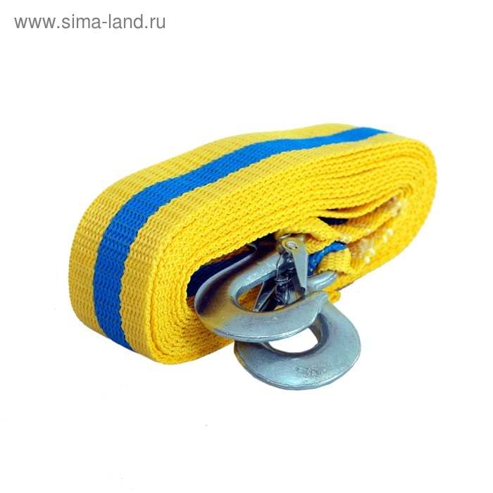Трос буксировочный Goodyear 3,5 т, 5 м х 4.5 см, 2 крюка, сумка мешок Трос буксировочный Goodyear 3,5 т, 5 м х 4.5 см, 2 крюка, сумка мешок
