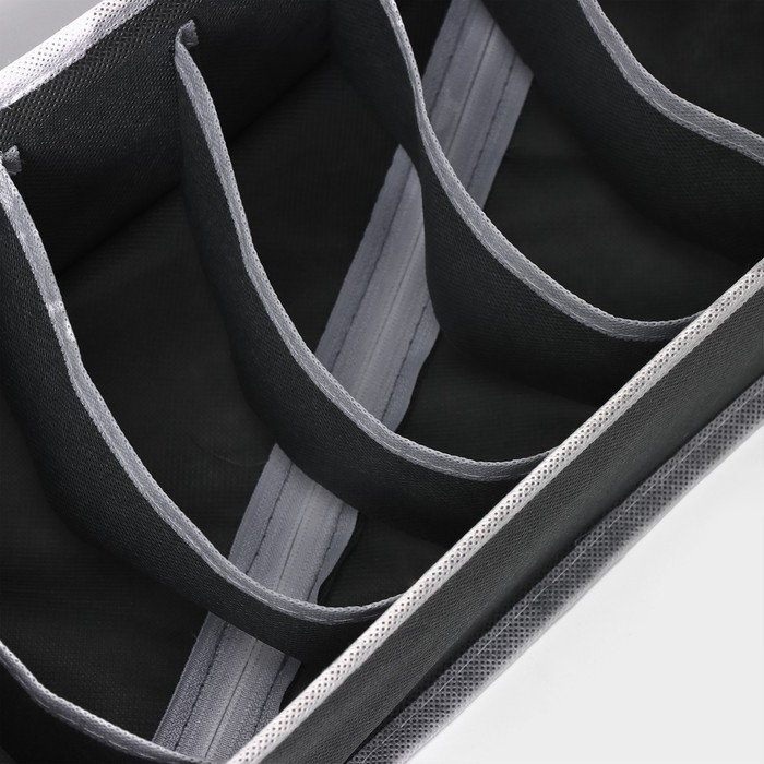 Набор коробов для хранения Доляна «Гранж», 4 шт, 33×32×10 см, 31×15,5×10 см, 29×14×10 см Набор коробов для хранения Доляна «Гранж», 4 шт, 33×32×10 см, 31×15,5×10 см, 29×14×10 см