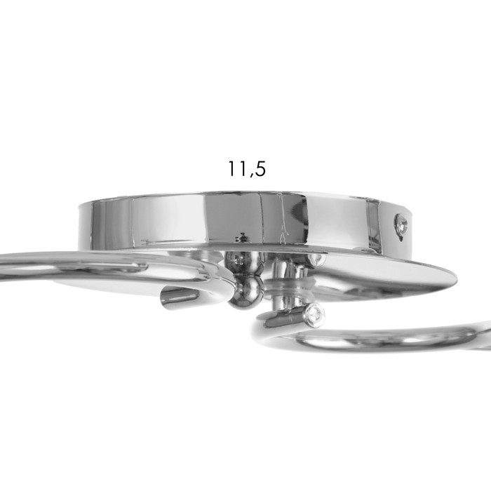 Люстра Люстра "Джил" 2х60Вт Е27 Хром 54х25х22см