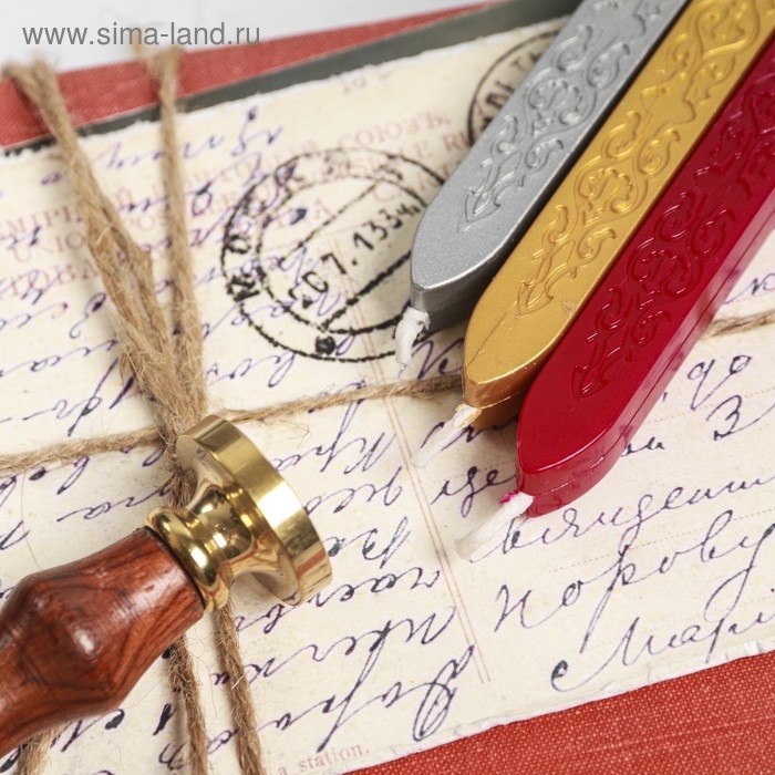 Сургучная печать «С Новым годом!», 7 х 15 см