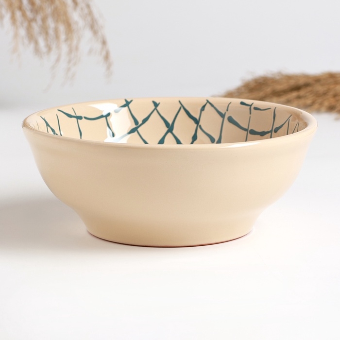 Миска большая  Миска большая "Псковская" 0,8л / 7,3х18,5см, классика