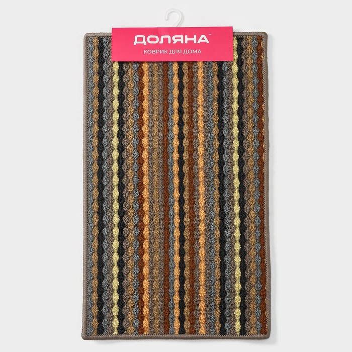 Коврик влаговпитывающий придверный Доляна «Цветная косичка», 47×77 см Коврик влаговпитывающий придверный Доляна «Цветная косичка», 47×77 см