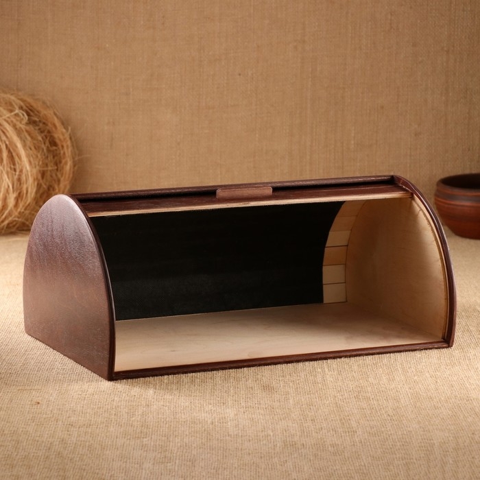 Хлебница «Зёрнышко», цвет орех 38х25х16.5 см Хлебница «Зёрнышко», цвет орех 38х25х16.5 см