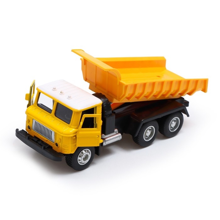 Грузовик металлический «Самосвал», инерционный, цвет жёлтый Грузовик металлический «Самосвал», инерционный, цвет жёлтый