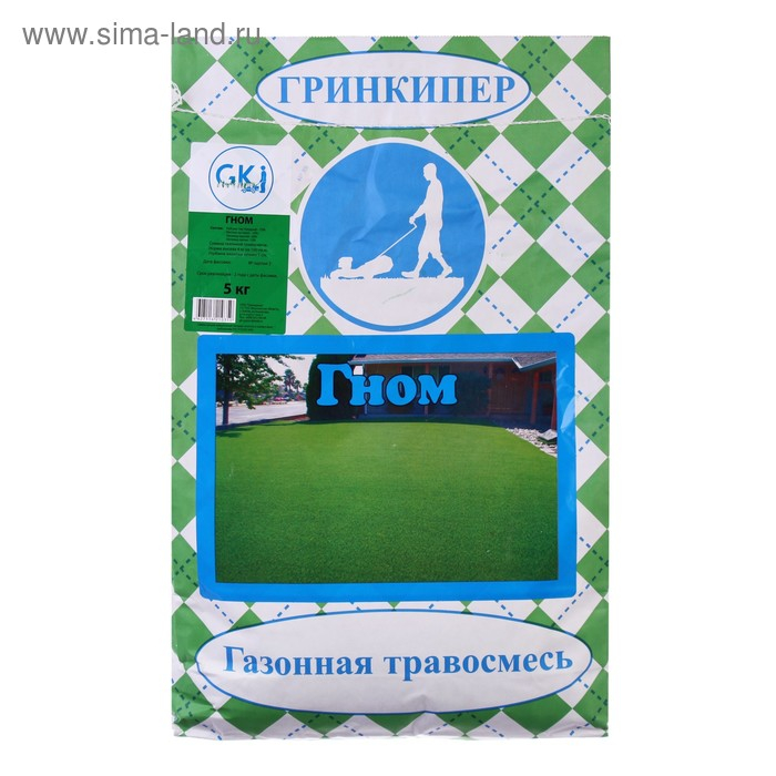 Газонная травосмесь  Газонная травосмесь "Гном",  5 кг