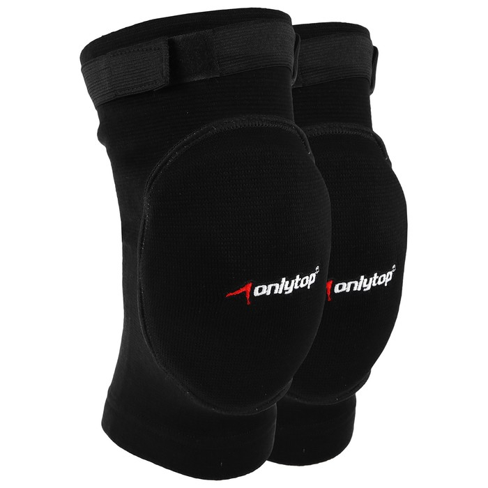 Наколенники волейбольные ONLYTOP, р. М, цвет чёрный Наколенники волейбольные ONLYTOP, р. М, цвет чёрный