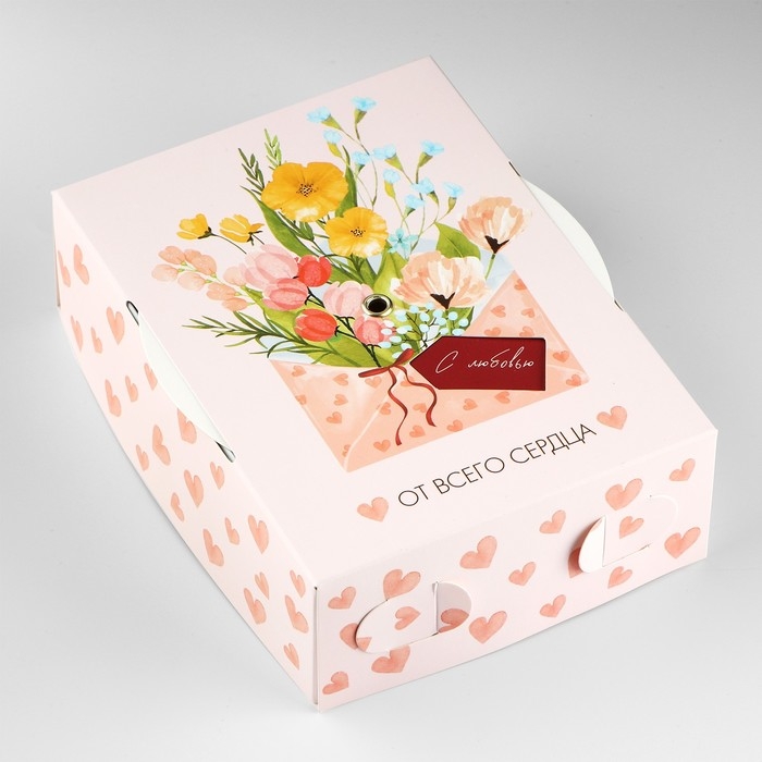 Коробка складная «От всего сердца », 16 х 12 х 5 см Коробка складная «От всего сердца », 16 х 12 х 5 см