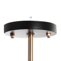 Люстра 2010/2 E27 60Вт черный+золото 37х13х25 см BayerLux