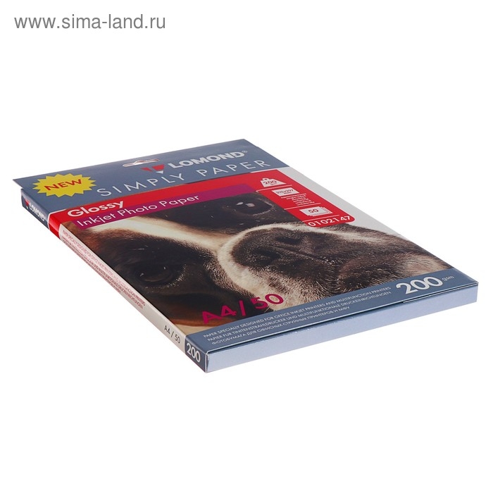 Фотобумага для струйной печати А4, 50 листов LOMOND, 200 г/м2, односторонняя, глянцевая Фотобумага для струйной печати А4, 50 листов LOMOND, 200 г/м2, односторонняя, глянцевая
