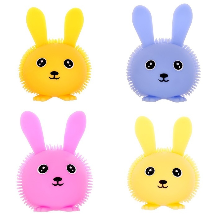 Антистресс сквиш мялка «Зайчик», с воздухом, цвета МИКС, в шоубоксе Антистресс сквиш мялка «Зайчик», с воздухом, цвета МИКС, в шоубоксе