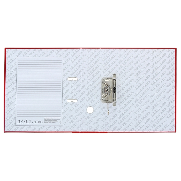 Папка-регистратор А4, 70 мм, ErichKrause, Standard, бумвинил, с этикеткой на корешке, нижний металлический кант, красная Папка-регистратор А4, 70 мм, ErichKrause, Standard, бумвинил, с этикеткой на корешке, нижний металлический кант, красная