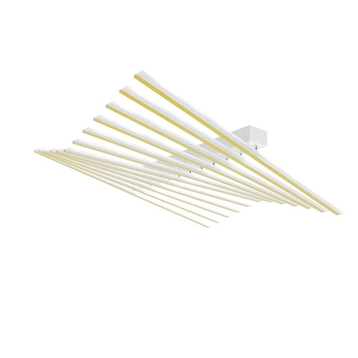 Люстра Люстра "Бертон" 12xLED 80Вт бело-золотой 90х60х13 см BayerLux