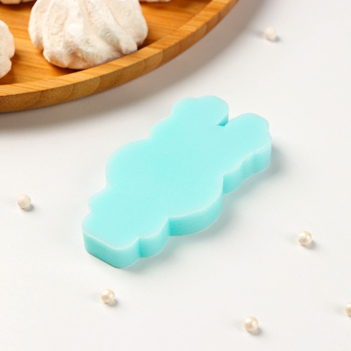 Силиконовый молд &laquo;Олень&raquo;, 8&times;3,7&times;0,8 см, цвет бирюзовый