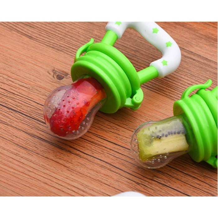 Ниблер для прикорма, с силиконовой сеточкой, цвет зеленый Ниблер для прикорма, с силиконовой сеточкой, цвет зеленый