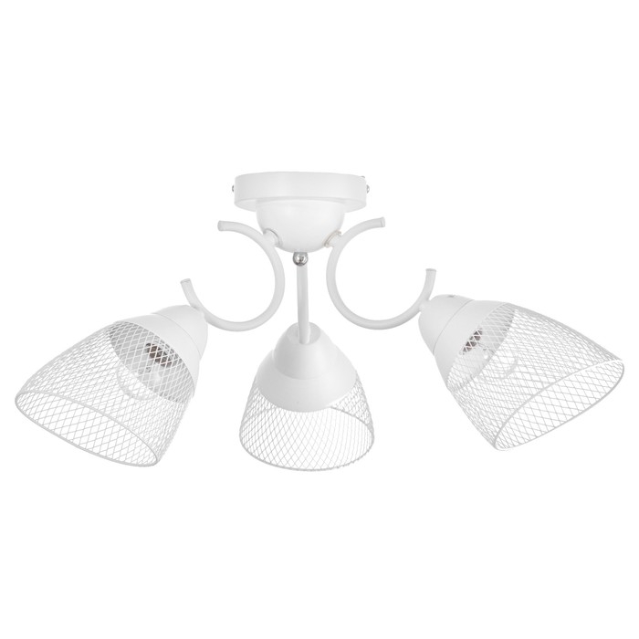 Люстра Люстра "Грэйс" 3х60Вт Е27 Белый 56х56х28см