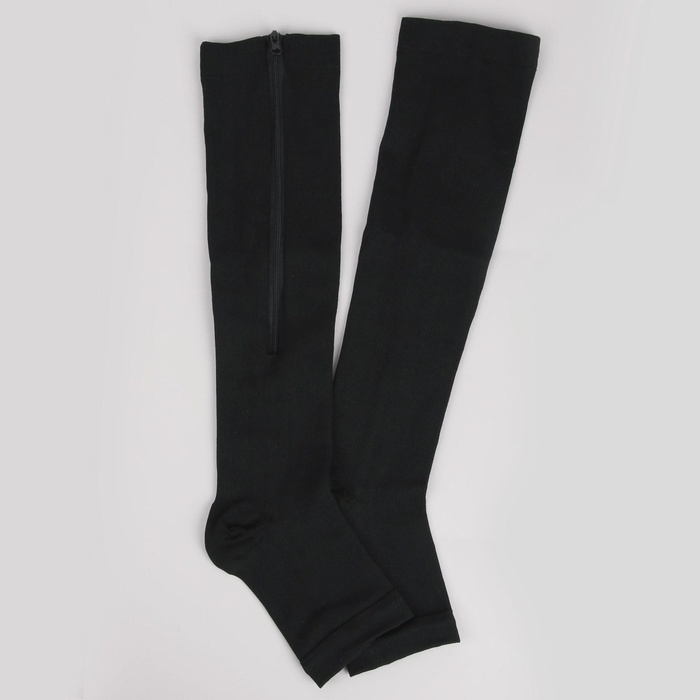 Гольфы утягивающие, универсальные, L-XL р-р, пара, цвет чёрный Гольфы утягивающие, универсальные, L-XL р-р, пара, цвет чёрный