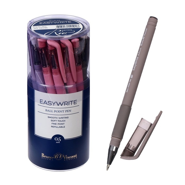 Ручка шариковая EasyWrite RIO, стержень синий, узел 0.5 мм, МИКС Ручка шариковая EasyWrite RIO, стержень синий, узел 0.5 мм, МИКС