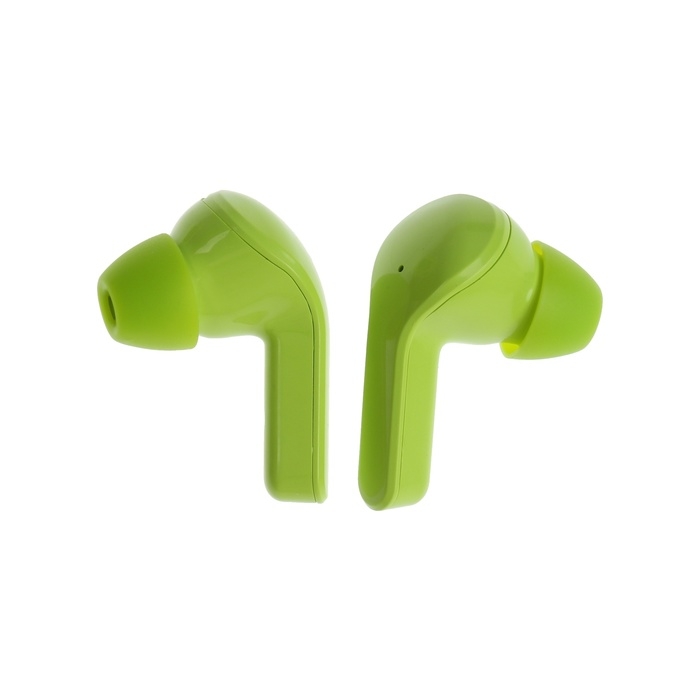 Наушники беспроводные Air31, TWS, вакуумные, BT 5.0, 45/230 мАч, прозрачные, зелёные