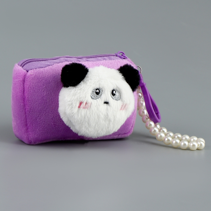 Кошелёк детский «Панда», на брелоке с браслетом