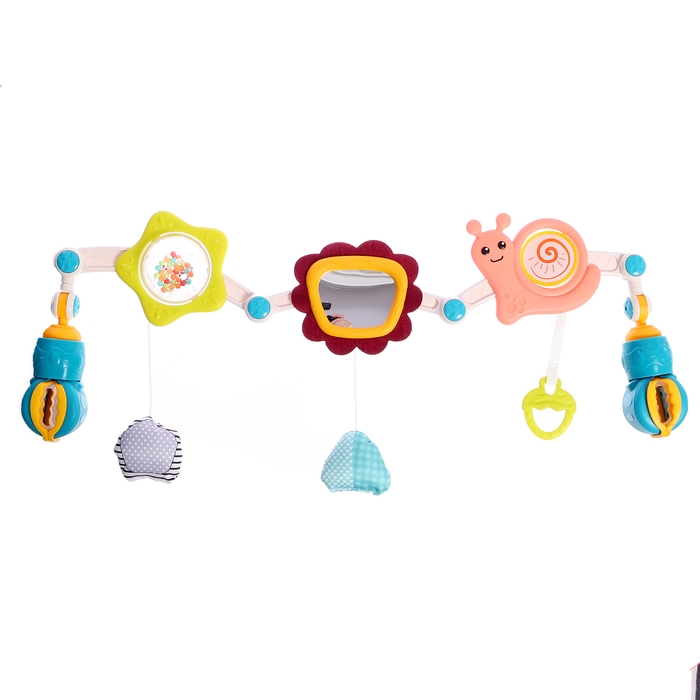 Развивающая дуга «Улитка», с подвижными элементами Развивающая дуга «Улитка», с подвижными элементами