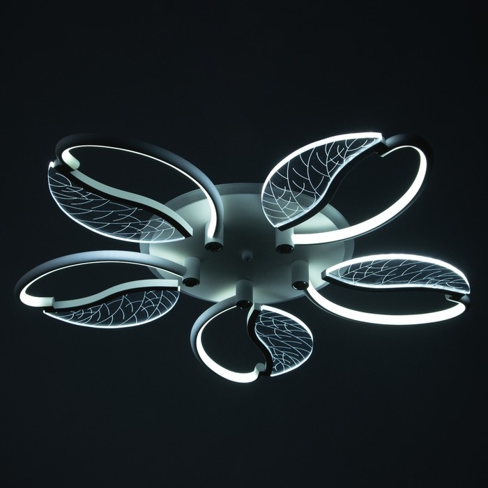 Люстра Люстра "Астрид" 5хLED 110Вт 3000-6000К RGB белый 65х65х8см