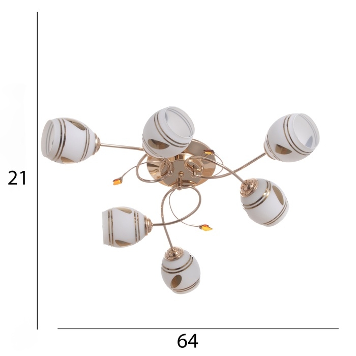 Люстра Люстра "Аннета" 6х40Вт Е27 Золото МОДЕЛЬ: 2800087