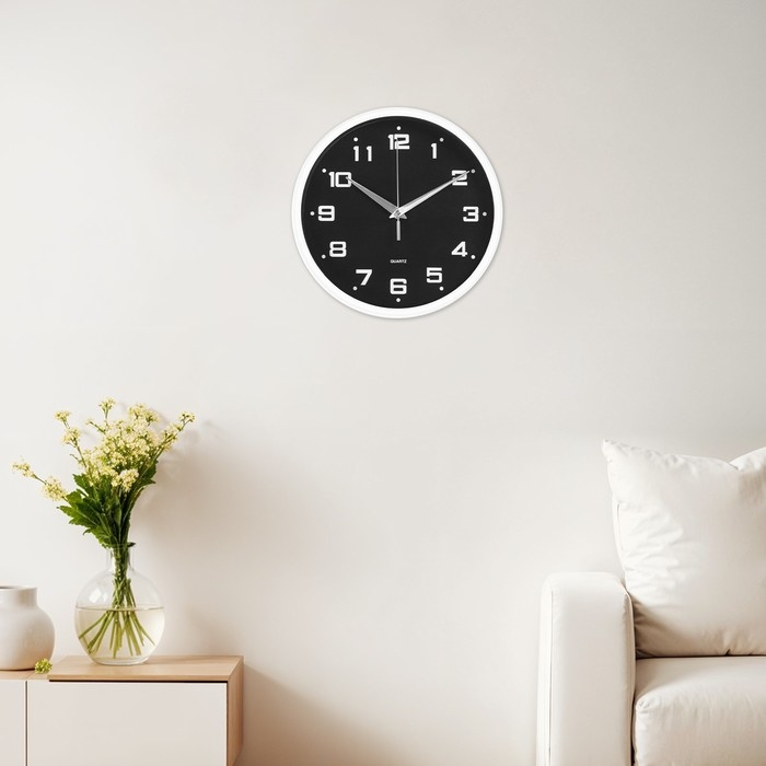 Часы настенные Часы настенные "Эдит", d-24.5 см, дискретный ход