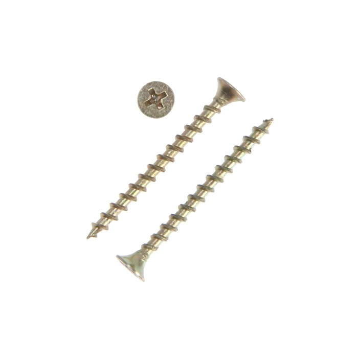 Саморез 3,5х45, потай, крупная резьба,шлиц PH2, желтый цинк, 4000 шт. 7,60 кг Саморез 3,5х45, потай, крупная резьба,шлиц PH2, желтый цинк, 4000 шт. 7,60 кг