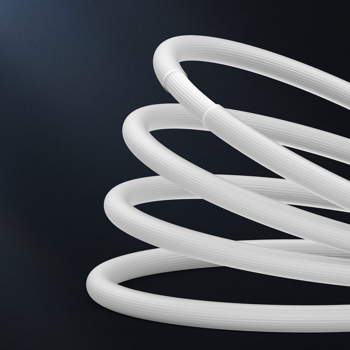 Кабель Baseus, Lightning - USB, 2.4 А, 2 м, белый Кабель Baseus, Lightning - USB, 2.4 А, 2 м, белый