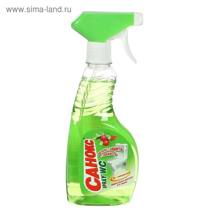 Средство для предотвращения загрязнений "САНОКС" spray WC, 500 мл
