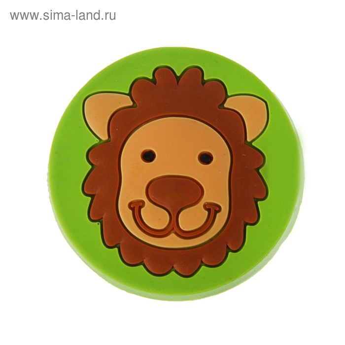 Ручка кнопка детская KID 016,  Ручка кнопка детская KID 016, "Львенок", резиновая