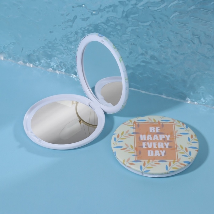 Зеркало складное «Надписи», d = 7,5 см, рисунок МИКС Зеркало складное «Надписи», d = 7,5 см, рисунок МИКС