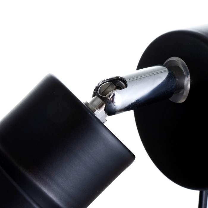 Бра с переключателем на проводе "Камелия" Е14 40Вт черный 17х11х17см