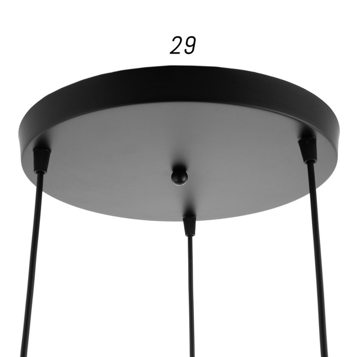 Светильник BayerLux Светильник BayerLux "Ортико" 3х40Вт E27 черный 30х30х20-140 см