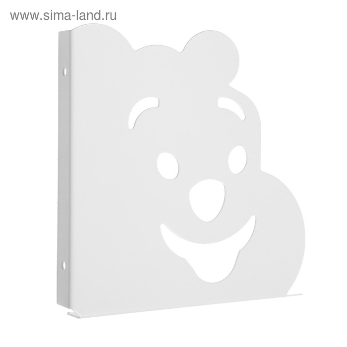 Кронштейн  Кронштейн "Мишка" 180х180 мм, белый,10 шт
