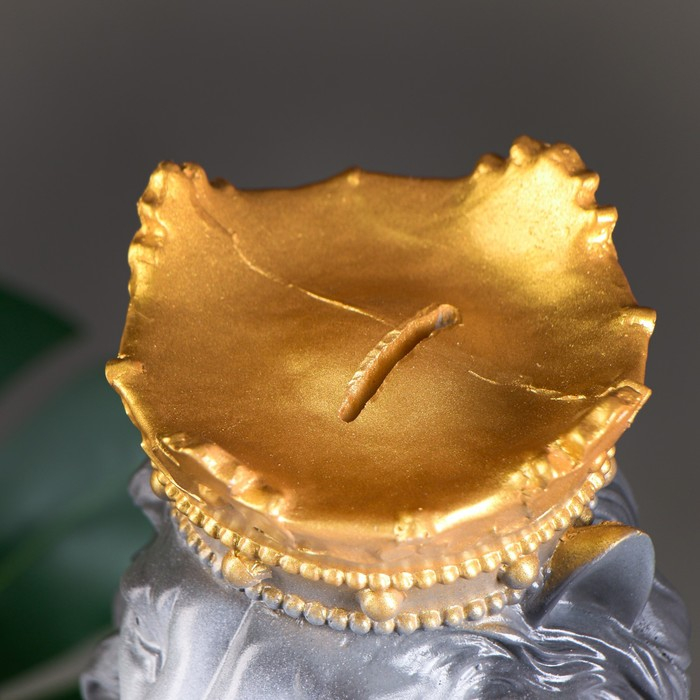 Копилка Копилка "Лев с короной" серый камень, 35см