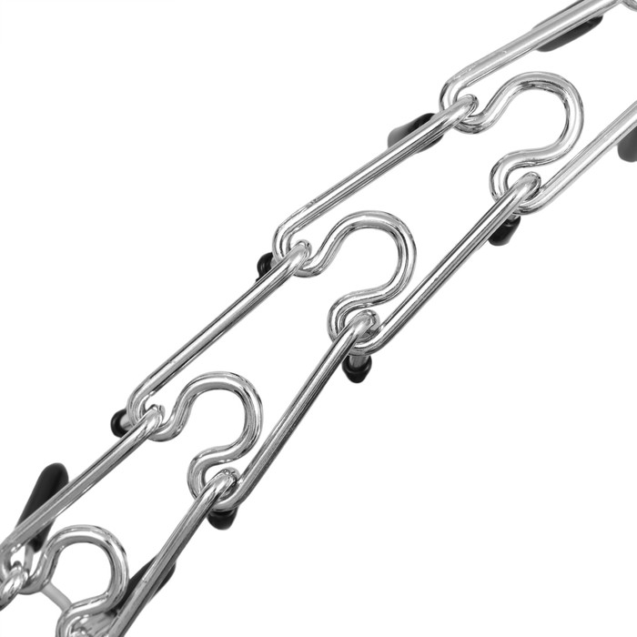 Ошейник - полуудавка строгий с защитными колпачками, 45 см х 2,5 мм Ошейник - полуудавка строгий с защитными колпачками, 45 см х 2,5 мм