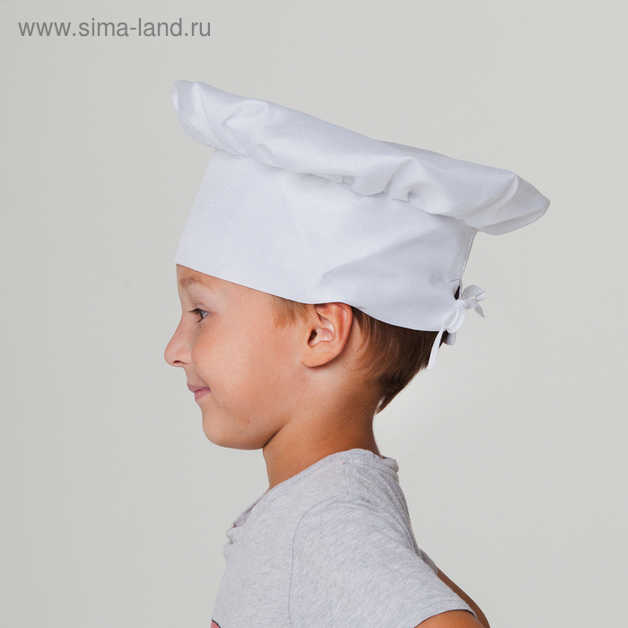 Карнавальный костюм  Карнавальный костюм "Поварёнок", фартук, колпак, р--р 32-36, рост 122-134 см