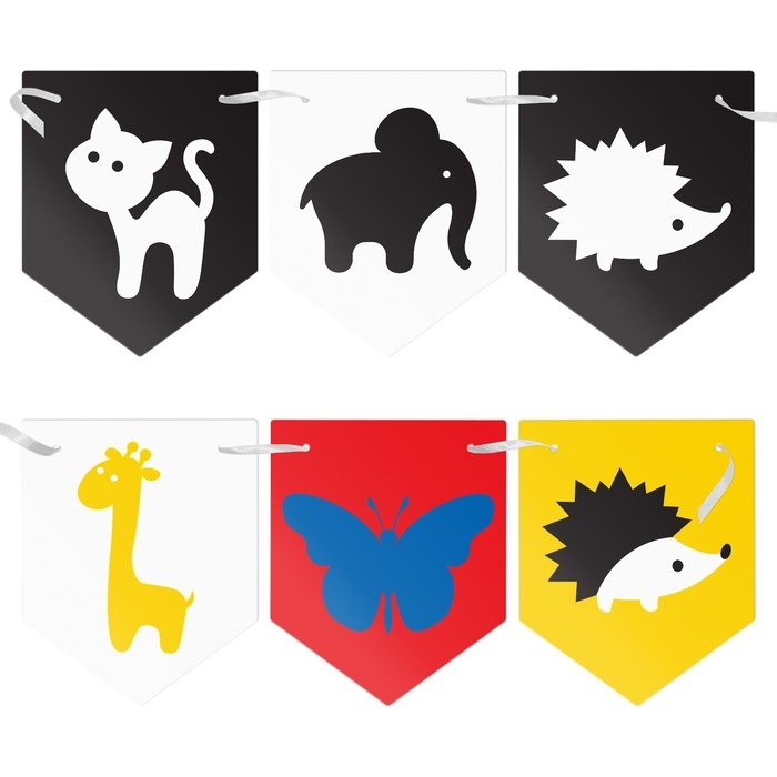 Контрастные картинки для новорождённых «Животные», 10 карт, 0+ Контрастные картинки для новорождённых «Животные», 10 карт, 0+