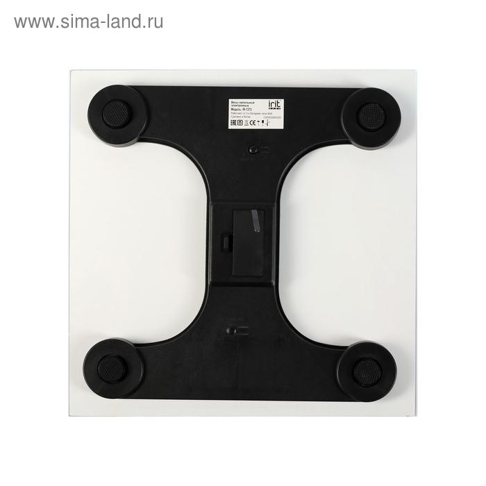 Весы напольные Irit IR-7272, электронные, до 180 кг, 2хААА, стекло, рисунок Весы напольные Irit IR-7272, электронные, до 180 кг, 2хААА, стекло, рисунок