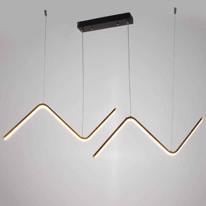 Светильник 1712/2BK LED 60Вт 3000-6000K черный 108х2,3х24-124 см Светильник 1712/2BK LED 60Вт 3000-6000K черный 108х2,3х24-124 см