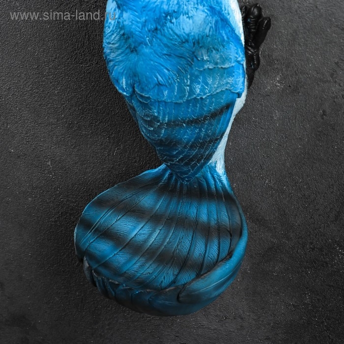 Подвесной декор - кормушка  Подвесной декор - кормушка "Сойка голубая" 12х13х24см