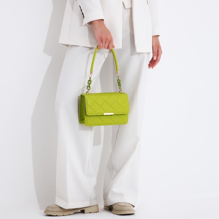 Сумка-мессенджер на магните, цвет зелёный Сумка-мессенджер на магните, цвет зелёный